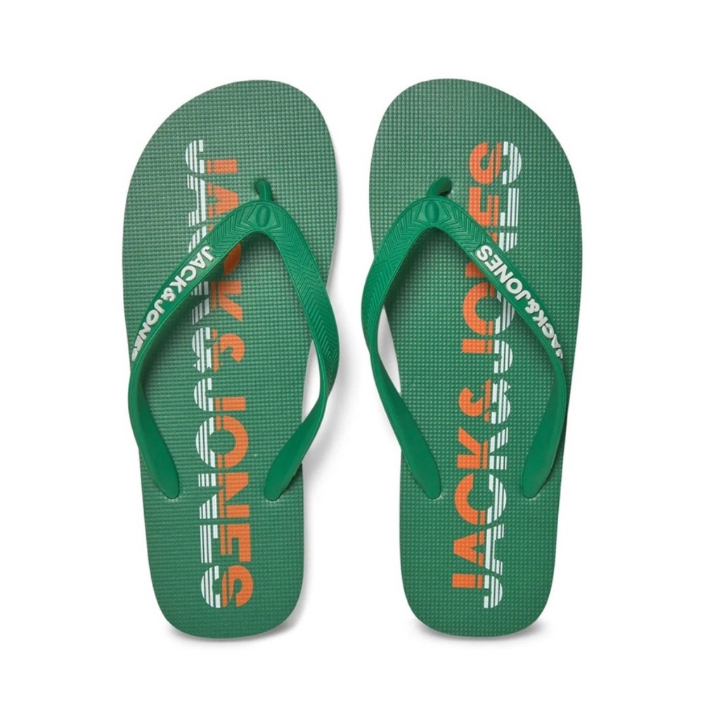 NWT Jack & Jones Green Flip Flops